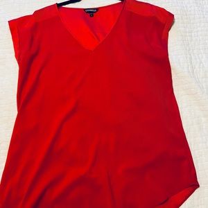 Red Express top size large